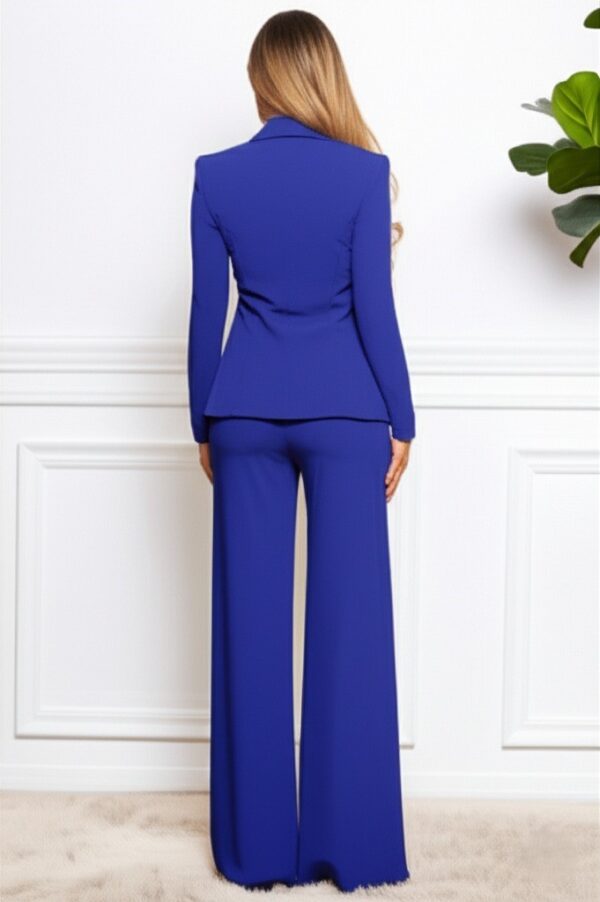 Conjunto de blazer sólido de 3 piezas - Image 5