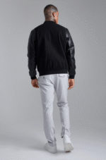 Chaqueta bomber de melton en tonos neutros de edición limitada - Imagen 2