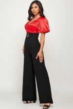 Elegante Jumpsuit con cinturón - Imagen 3