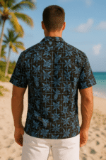 Camisa hawaiana tipo Aloha con estampado - Imagen 3
