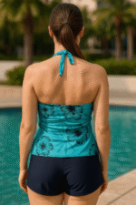 Tankini de hibisco y plumeria - Imagen 3