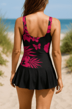 Traje de baño hawaiano de una pieza con falda - Imagen 4