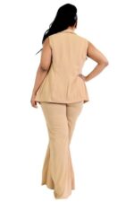 Conjunto plus elegante de 3 piezas Gold Button - Imagen 4