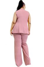 Conjunto plus elegante de 3 piezas Gold Button - Imagen 2