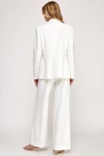 Blazer abierto con solapa notch - Imagen 8