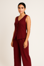 Conjunto de chaleco y pantalón para dama - Imagen 3