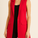 Chaleco tipo gabardina Love Scarlett