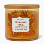 Vela de Tres Mechas de Canela en Rama