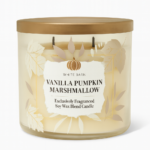Vela de Tres Mechas Vainilla Pumpkin Marshmallow